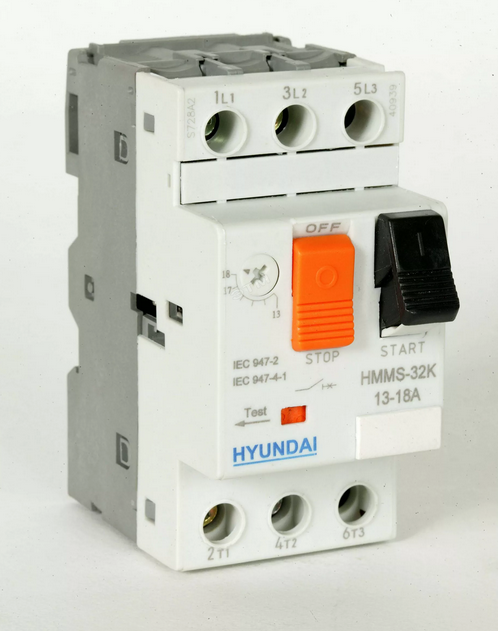 Автомат защиты двигателя MMS32K 0004 2.5-4А 100kA АС400/415В (HYUNDAI)