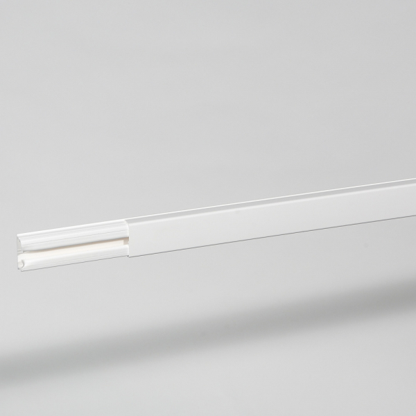 Мини-плинтус DLPlus - 32x12,5 мм - 1 отделение - длина 3 м - белый