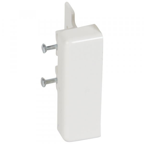 Заглушка торцевая - для мини-плинтуса DLPlus - 40x12,5 - белая