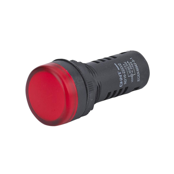Индикатор помехозащищенный со встроенным конденсатором ND16-22D/4K2 красный АС 380В (R) (кратно 10)