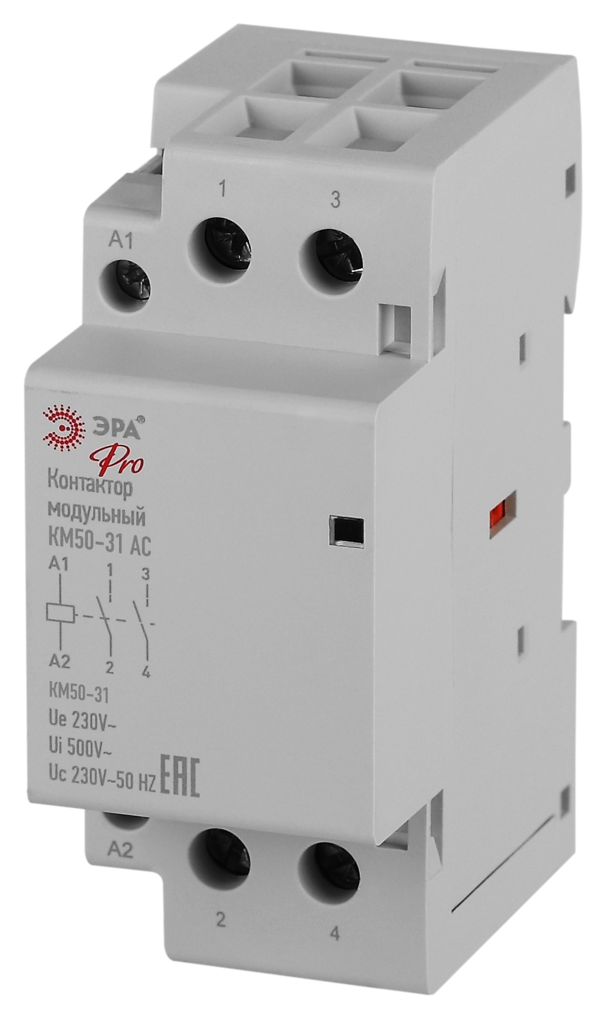 Контактор модульный ЭРА PRO NO-902-338 КМ50-31 АС
