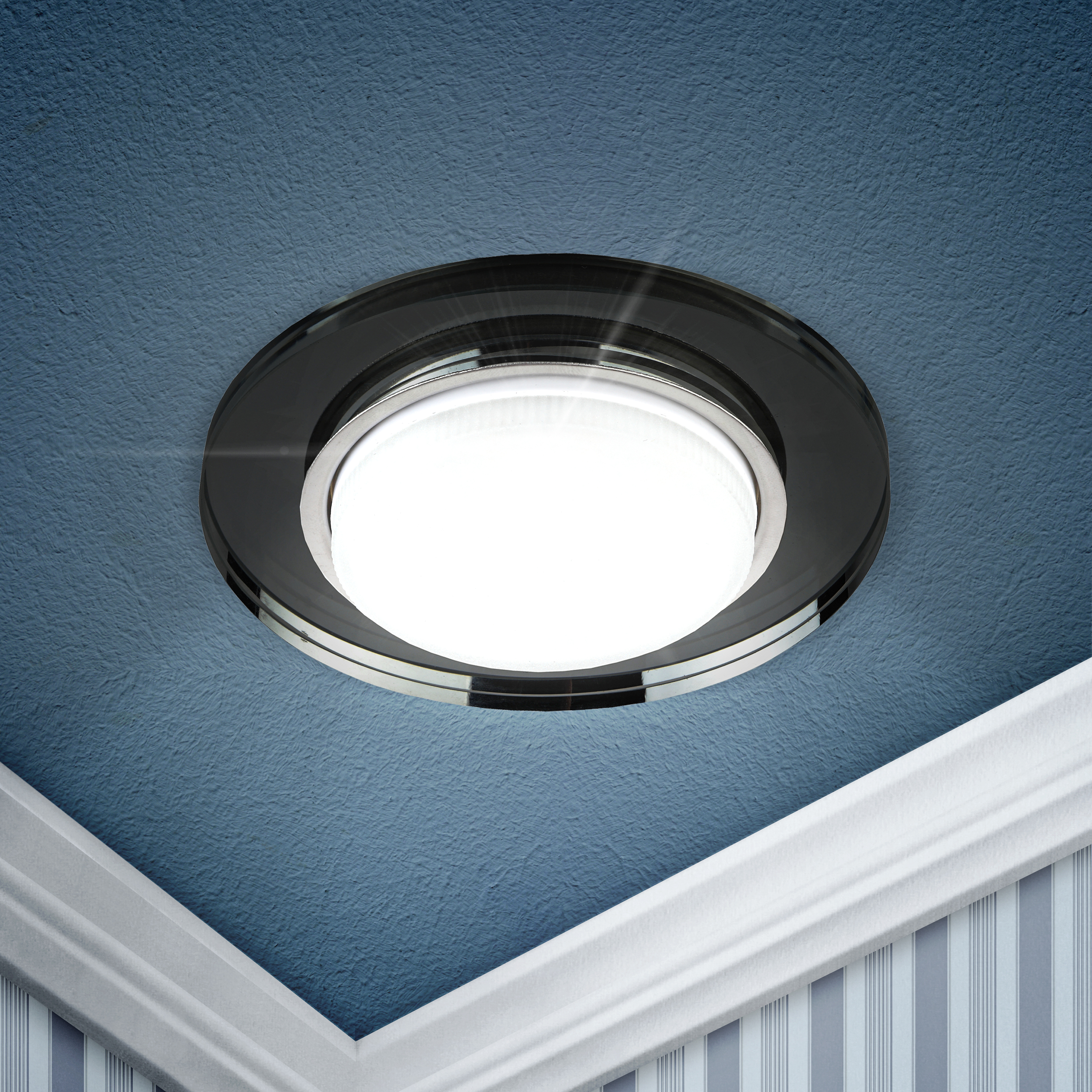 DK80 BK Светильник ЭРА под лампу Gx53, 220V,13W, черный (30/1200)