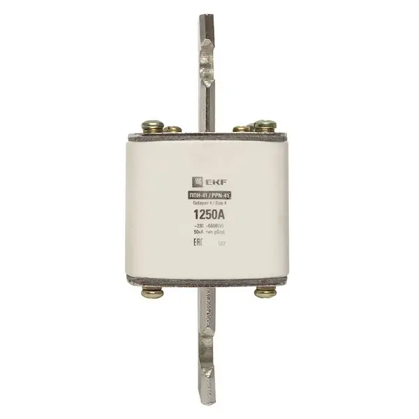 Плавкая вставка ППН-41 1250/1250А габарит 4 EKF