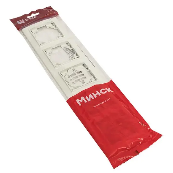 Рамка 5-местная горизонтальная Минск белая EKF Рамка 5-местная горизонтальная Минск белая EKF