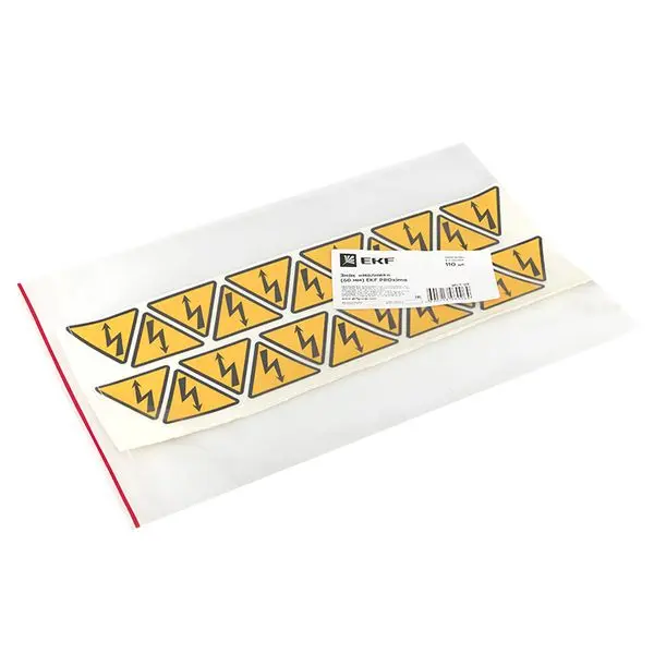 Наклейка "Молния" (50х50х50) EKF PROxima Наклейка "Молния" (50х50х50) EKF PROxima