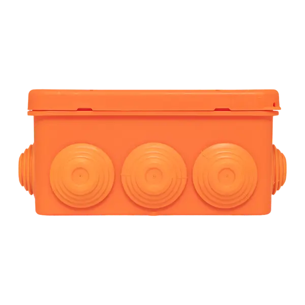 Коробка огнестойкая E45 100х100х50мм с клеммниками 7 полюсов 0,5-10мм2 IP55 HF EKF