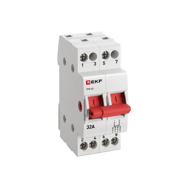 Трехпозиционный переключатель ТПС-63 2P 32А PROXIMA EKF