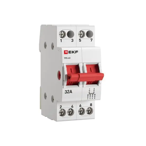 Трехпозиционный переключатель ТПС-63 2P 32А PROXIMA EKF