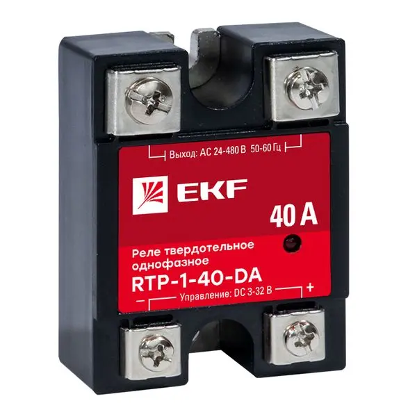 Реле твердотельное однофазное RTP-40-DA EKF PROxima