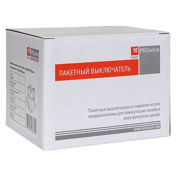 Пакетный выключатель ПВ 1-16 М1 пл. IP56 EKF PROxima Пакетный выключатель ПВ 1-16 М1 пл. IP56 EKF PROxima