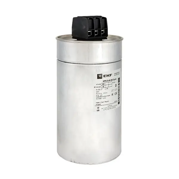 Конденсатор косинусный КПС-0,4-50-3 EKF PRO Конденсатор косинусный КПС-0,4-50-3 EKF PRO