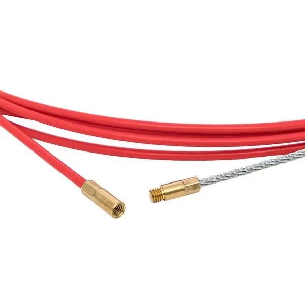 Протяжка кабельная стеклопруток 3.5 мм со смен. наконеч., 30 м EKF PROxima Протяжка кабельная стеклопруток 3.5 мм со смен. наконеч., 30 м EKF PROxima