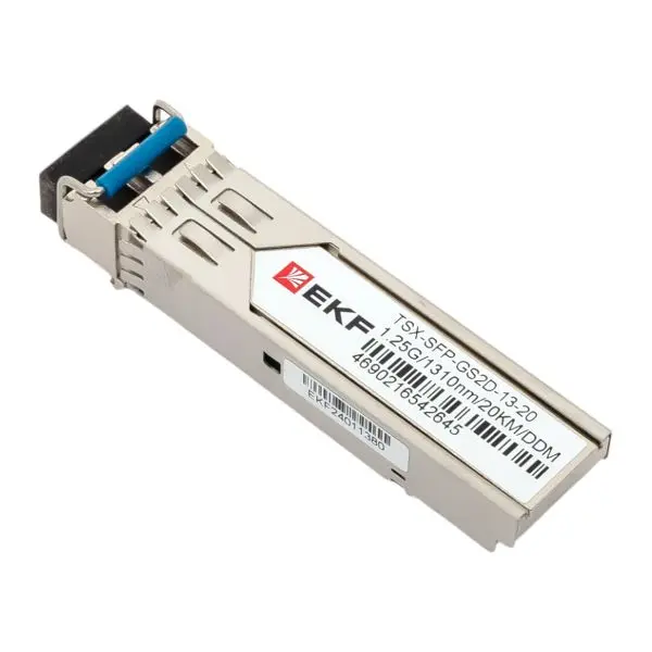 SFP модуль 1,25Гбит двойное одномодовое оптоволокно 1310нм дальность 20км TSX EKF