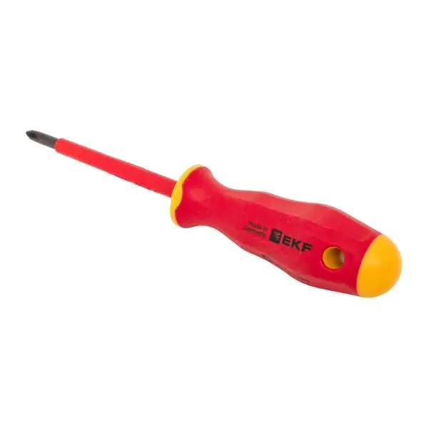 Отвертка Professional PH1х80 мм VDE 1000В EKF Отвертка Professional PH1х80 мм VDE 1000В EKF