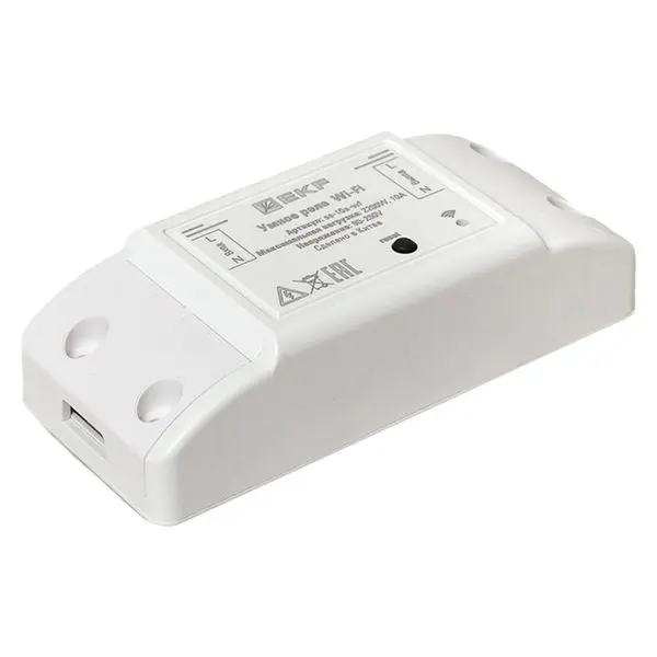 Умное реле 10А Wi-FI EKF Connect Умное реле 10А Wi-FI EKF Connect