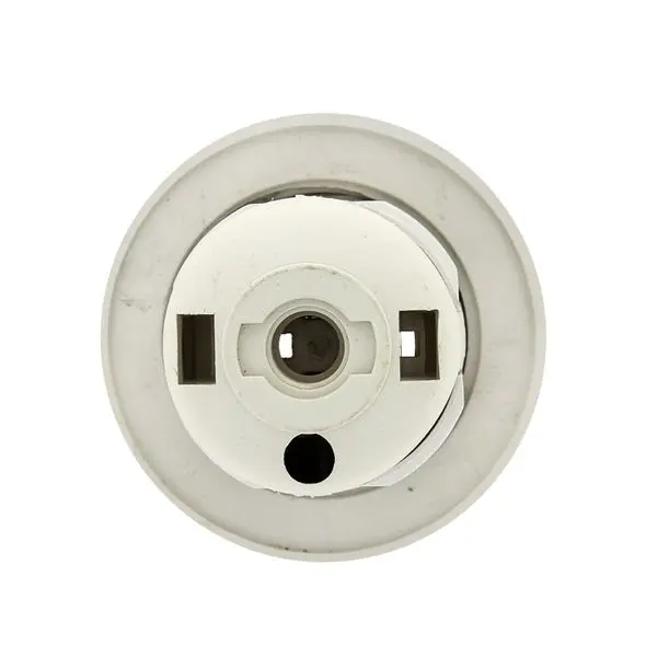 Патрон Е27 пластиковый с кольцом термостойкий пластик бел. EKF Патрон Е27 пластиковый с кольцом термостойкий пластик бел. EKF