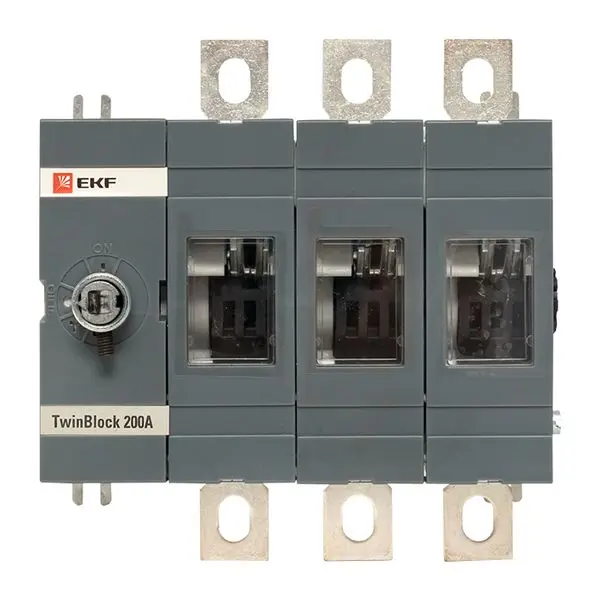 Рубильник 200A 3P без рукоятки управления TwinBlock EKF