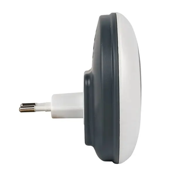 Звонок беспр. в розетку Powerself (230В, бел.-сер. 51 мелод. с индик. 4 ур.) EKF