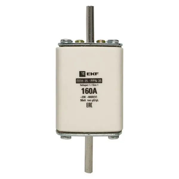 Плавкая вставка ППН-35 250/160А габарит 1 EKF Плавкая вставка ППН-35 250/160А габарит 1 EKF