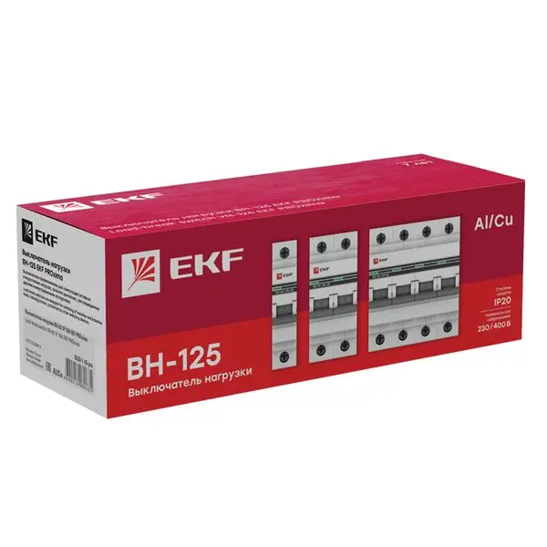 Выключатель нагрузки 1P 125А ВН-125 EKF PROxima Выключатель нагрузки 1P 125А ВН-125 EKF PROxima