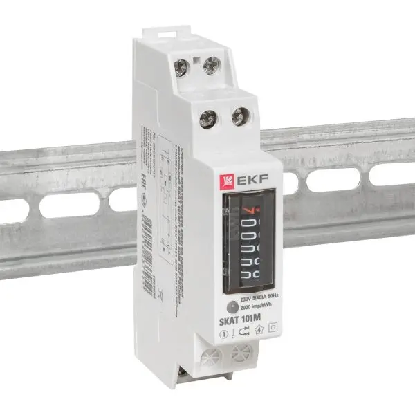 Счетчик электрической энергии модульный SKAT 101М/1 - 5(40) SDM (без поверки)