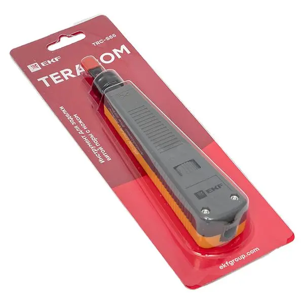 Инструмент для заделки витой пары с ножом TERACOM TRC-S55 EKF Инструмент для заделки витой пары с ножом TERACOM TRC-S55 EKF