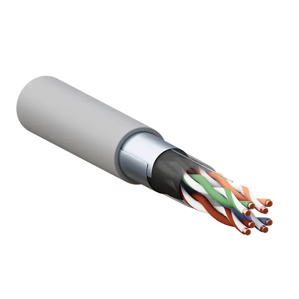 Кабель витая пара TERACOM CS Cat.5E F/UTP 4 пары solid 24AWG оболочка нг(А)-LSLTx цвет серый (упак. 305м) Кабель витая пара TERACOM CS Cat.5E F/UTP 4 пары solid 24AWG оболочка нг(А)-LSLTx цвет серый (упак. 305м)