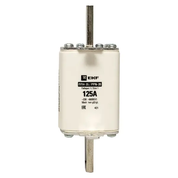 Плавкая вставка ППН-35 250/125А габарит 1 EKF