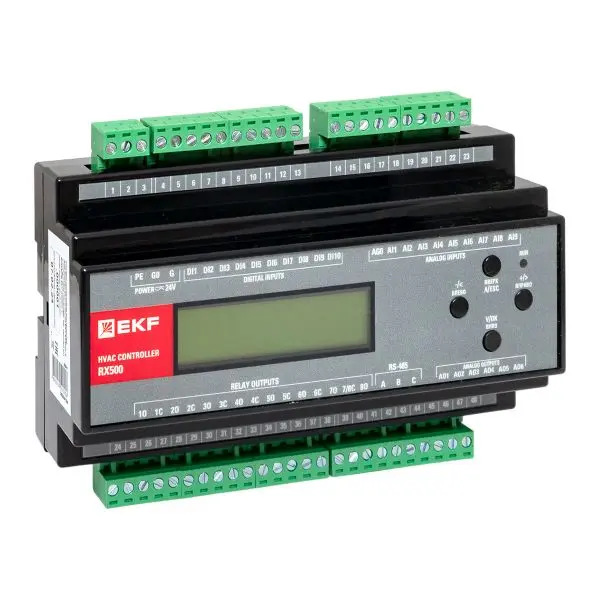 Конфигурируемый контроллер для систем вентиляции EKF RX500-V Конфигурируемый контроллер для систем вентиляции EKF RX500-V