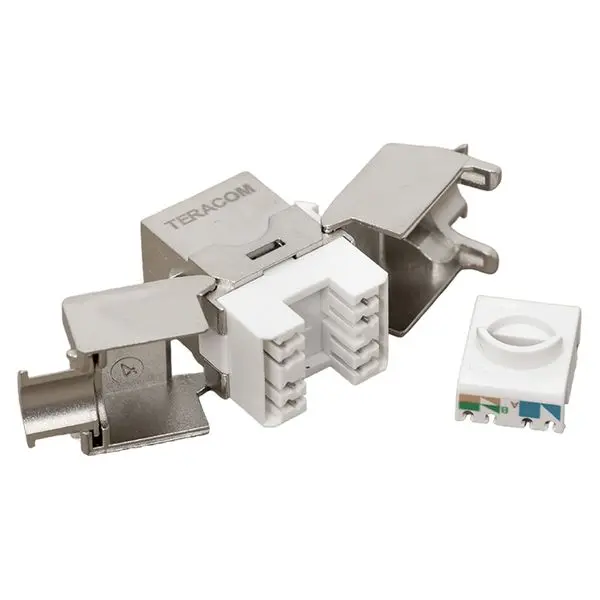 Модуль Keystone TERACOM CS Cat.6A экранированный STP 110 IDC 180 градусов самозажимной (Toolless) Модуль Keystone TERACOM CS Cat.6A экранированный STP 110 IDC 180 градусов самозажимной (Toolless)