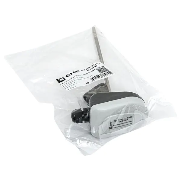 Канальный датчик температуры 200 мм EKF RTD20-CH200-NTC10K Канальный датчик температуры 200 мм EKF RTD20-CH200-NTC10K