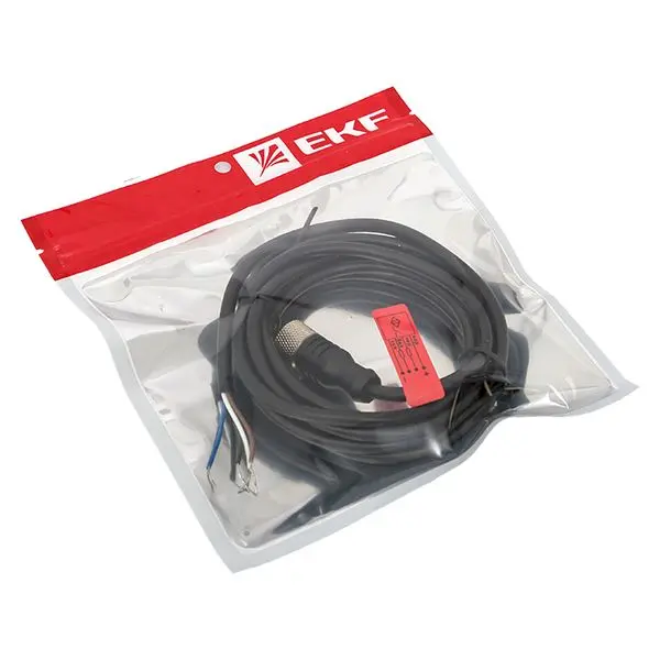 Кабель-разъем М12 4-PIN прямой PLG-12-4-2 Кабель-разъем М12 4-PIN прямой PLG-12-4-2