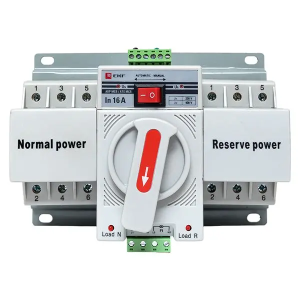 Устройство АВР МCB 16А (C) 3Р 400В EKF PROxima Устройство АВР МCB 16А (C) 3Р 400В EKF PROxima