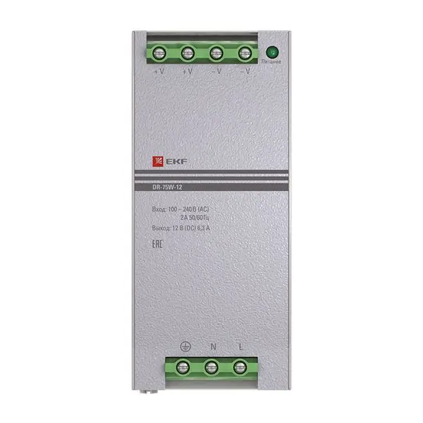Блок питания 12В DR-75W-12 EKF PROxima Блок питания 12В DR-75W-12 EKF PROxima