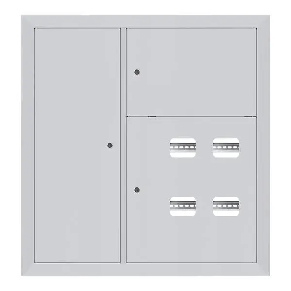 Щит этажный 4 кв. со слаботочным отсеком слева (1000х950х150) EKF Basic