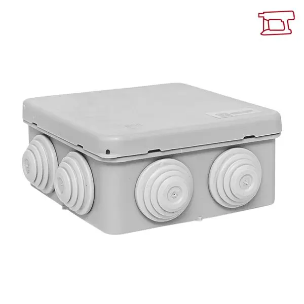 Коробка распределительная КМР-030-031 с крышкой (85х85х40) для прямого монтажа 8 мембр. вводов серая IP55 розн. стикер EKF Коробка распределительная КМР-030-031 с крышкой (85х85х40) для прямого монтажа 8 мембр. вводов серая IP55 розн. стикер EKF