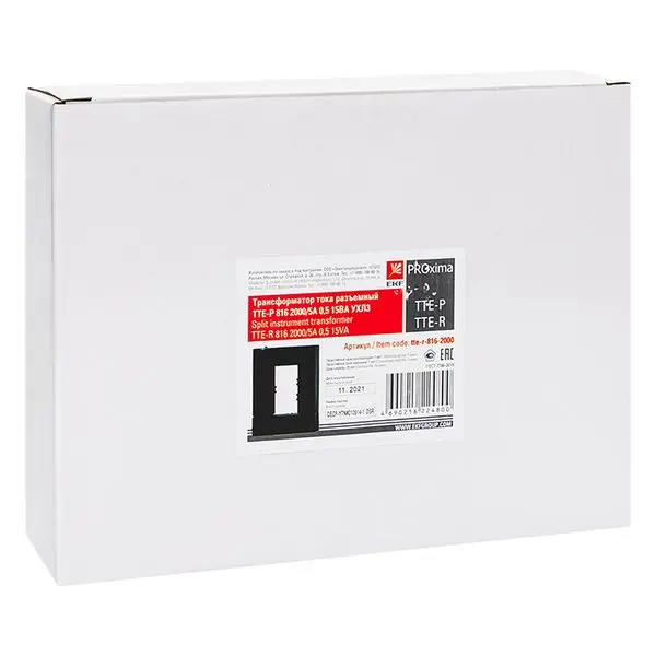 Трансформатор тока ТТЕ-Р 816 2000/5А 0,5 15ВА УХЛ3 EKF PROxima