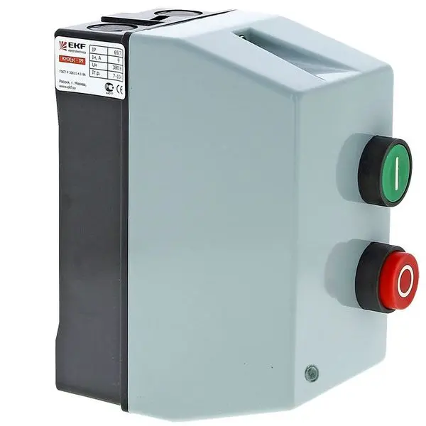 Пускатель в корпусе IP65 КМЭ 18А 230В с РТЭ Ir-12-18А и индик. EKF PROxima