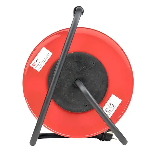 Удлинитель на катушке "Гефест 2.0" 4 гнезда 50м с заземлением и предохранителем КГ 3*1,5 16А/3,5кВт PROxima