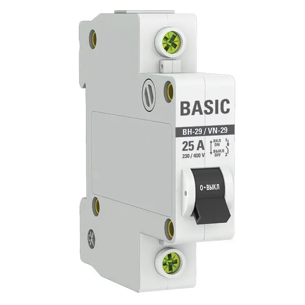 Выключатель нагрузки 1P 25А ВН-29 Basic