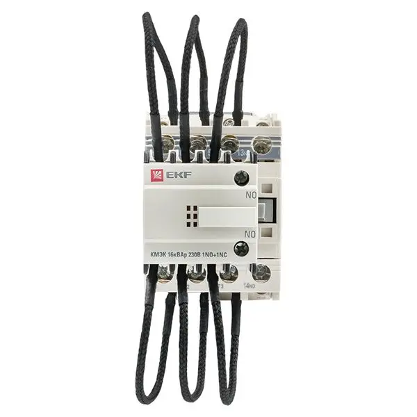 Контактор для конденсатора КМЭК 16квар 230В 2NО+1NC EKF PROxima Контактор для конденсатора КМЭК 16квар 230В 2NО+1NC EKF PROxima