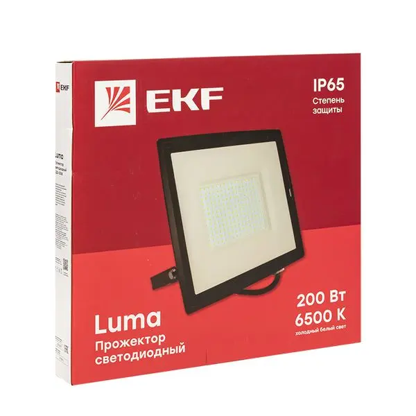 Прожектор светодиодный СДО-3008 200Вт 6500К IP65 LUMA EKF Прожектор светодиодный СДО-3008 200Вт 6500К IP65 LUMA EKF