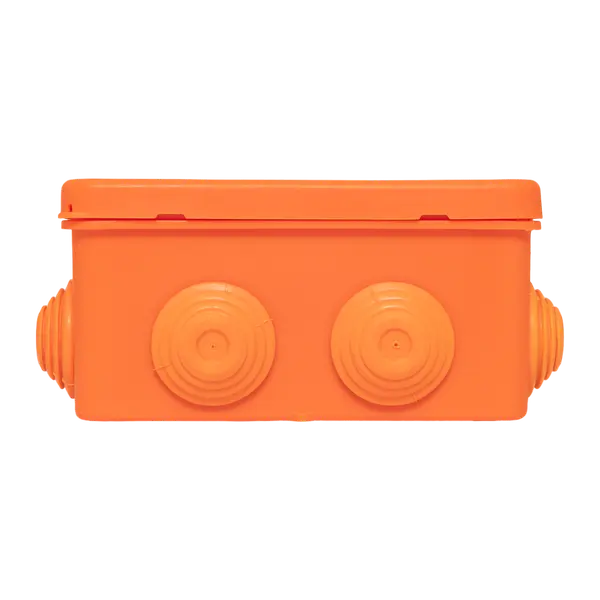 Коробка огнестойкая E45 100х100х50мм с клеммниками 6 полюсов 0,5-4мм2 IP55 HF EKF