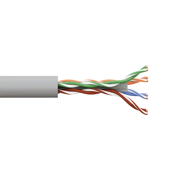 Кабель витая пара TERACOM PRO Cat.6 U/UTP 4 пары solid 23AWG оболочка LSZH нг(А)-HF цвет серый (упак. 305м) Кабель витая пара TERACOM PRO Cat.6 U/UTP 4 пары solid 23AWG оболочка LSZH нг(А)-HF цвет серый (упак. 305м)