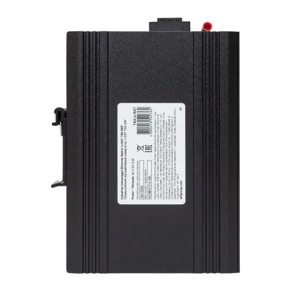Промышленный неуправляемый коммутатор U-5GT, 5 портов 10/100/1000Base-T(X) RJ45, монтаж на динрейку TSX EKF