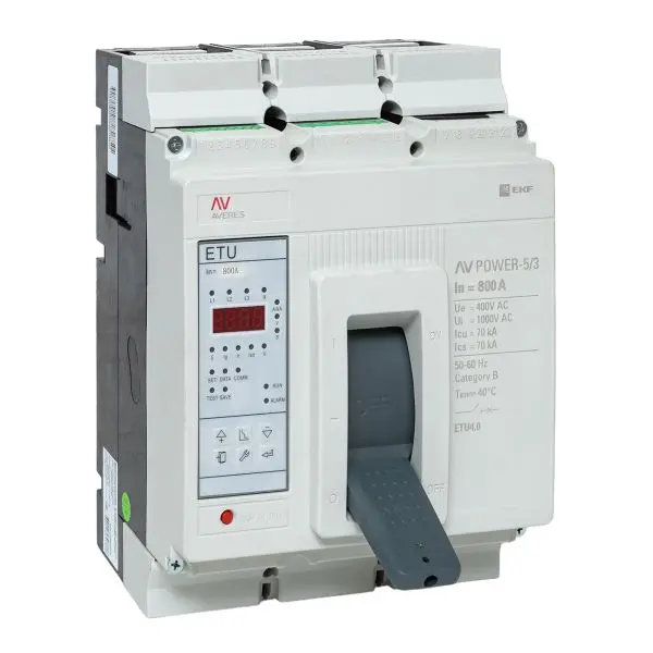 Автоматический выключатель AV POWER-5/3 800А 70kA ETU4.0 EKF AVERES