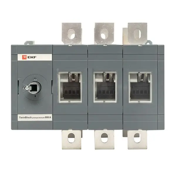 Рубильник 630A 3P реверсивный без рукоятки управления TwinBlock EKF