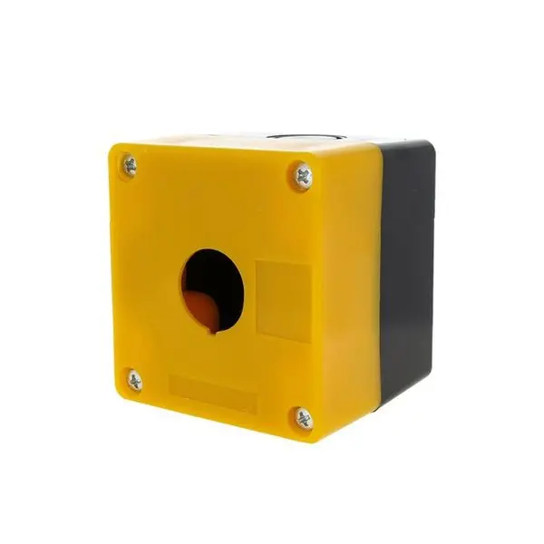 Корпус КП101 пластиковый 1 кнопка желтый EKF PROxima Корпус КП101 пластиковый 1 кнопка желтый EKF PROxima