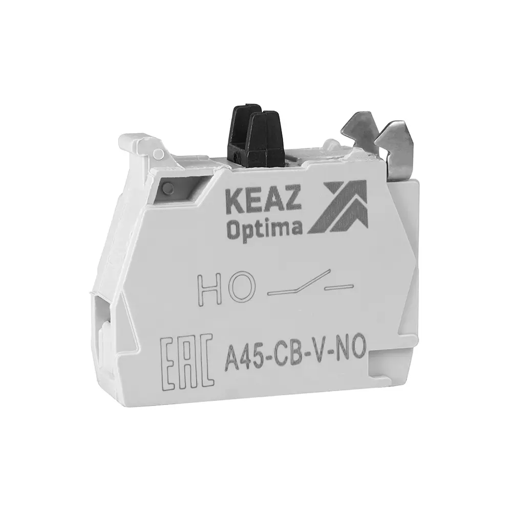 A45-CB-V-NO Контактный блок 1НО винтовой зажим ZBE101