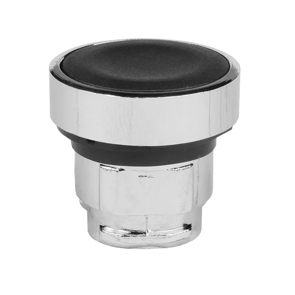 A4-P-2 Головка кнопки черная металл ZB4BA2